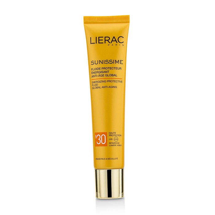 Lierac Sunissime Global Anti-Aging Energizing Protective Fluid SPF30 For Face & Decollete 40ml/1.35ozProduct Thumbnail