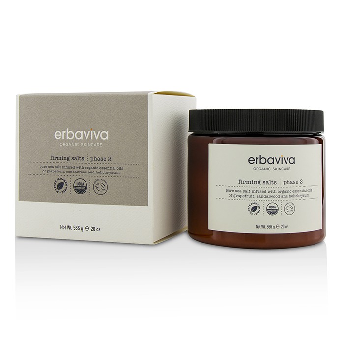 Erbaviva Firming Salt : Phase 2 - Pure Sea Salt Infused With Organic Essential Oils Of Grapefruit, sandalwood & helichrysum 566g/20ozProduct Thumbnail