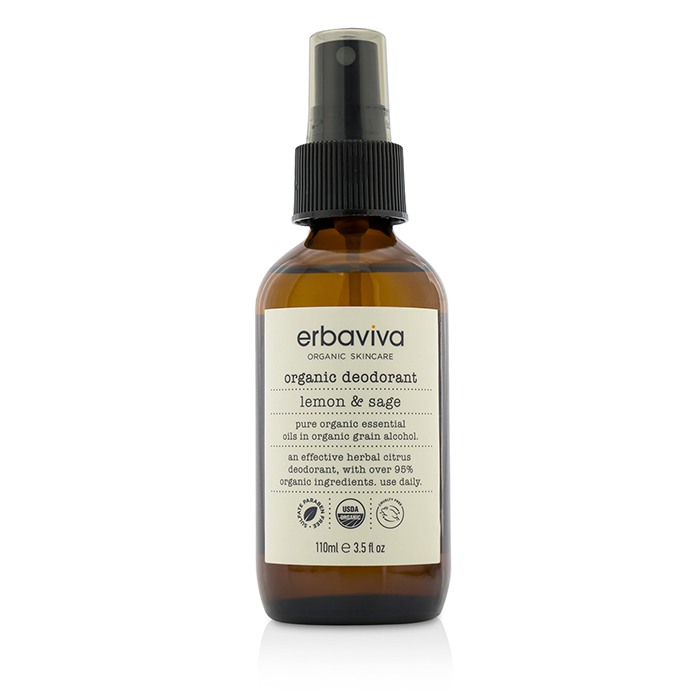 Erbaviva Lemon & Sage Organic Deodorant 110ml/3.5ozProduct Thumbnail