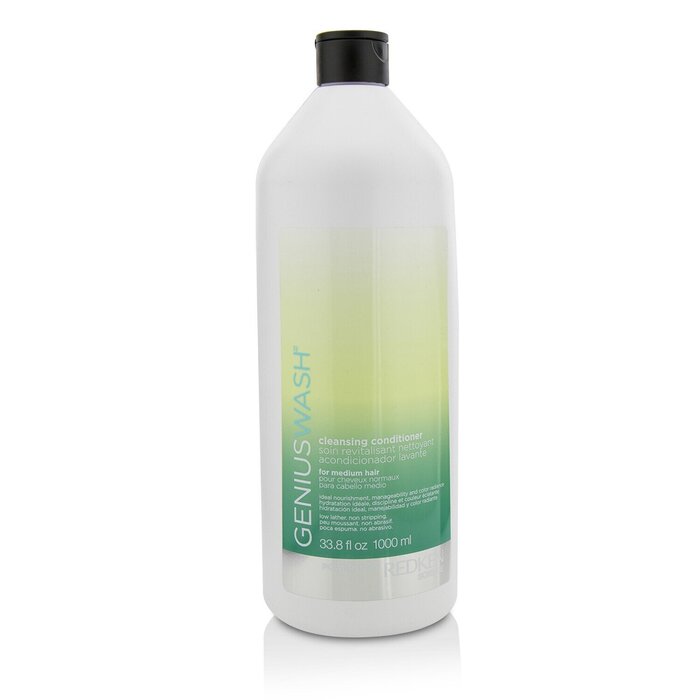 Redken Genius Wash Cleansing Conditioner (For Medium Hair) 1000ml/33.8ozProduct Thumbnail