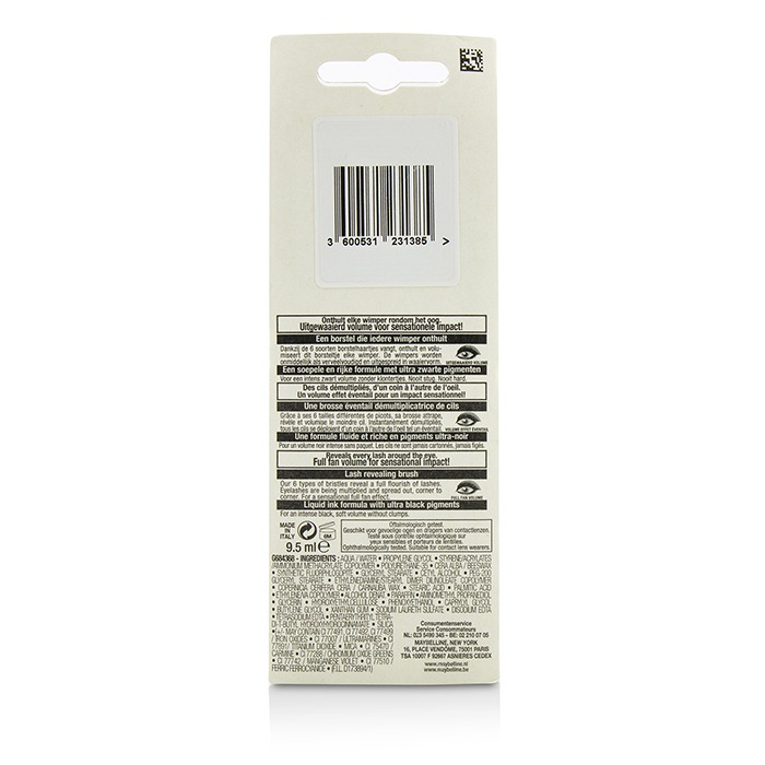 Maybelline Lash Sensational Lash Multiplying Intense Black Mascara 9.5ml/0.32ozProduct Thumbnail
