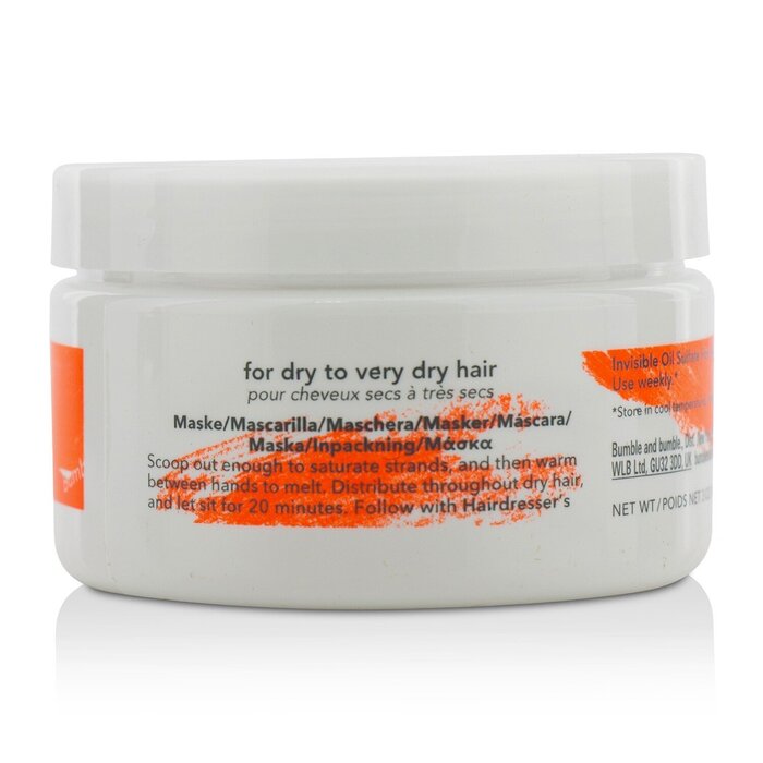Bumble and Bumble Bb. Hairdresser's Invisible Oil Mascarilla Pre-Champú Bálsamo-A-Aceite (Para Cabello Seco a Muy Seco) 100ml/3ozProduct Thumbnail