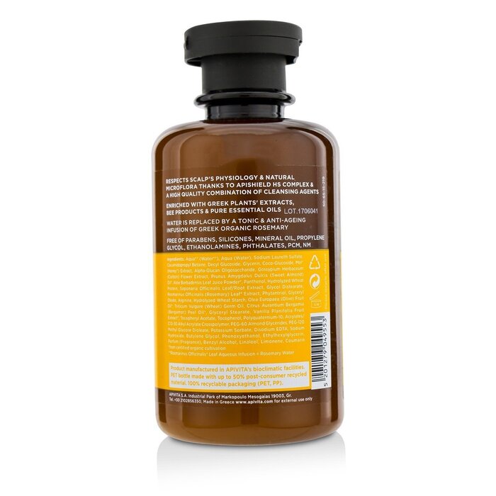 Apivita شامبو مرمم ومغذٍ بالزيتون والعسل (للشعر الجاف والتالف) 250ml/8.45ozProduct Thumbnail