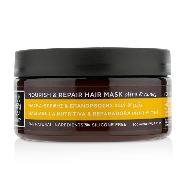 APIVITA Nourish & Repair Hair Mask Olive & Honey 200 ml