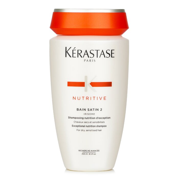Kerastase - Nutritive Bain Satin 2 Exceptional Nutrition Shampoo (For Dry, Sensitised Hair) - Dry Hair | Free Worldwide Shipping | Strawberrynet USA