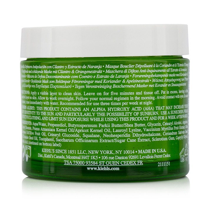 Kiehl's Cilantro & Orange Extract Pollutant Defending Masque 100ml/3.3ozProduct Thumbnail