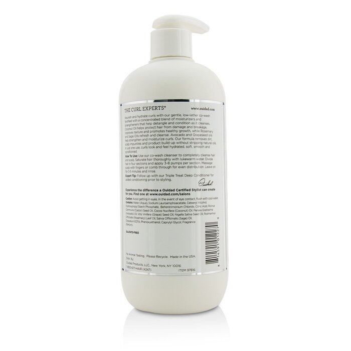 Ouidad Curl Immersion Low-Lather Coconut Cleansing Conditioner (Kinky Curls) 500ml/16ozProduct Thumbnail