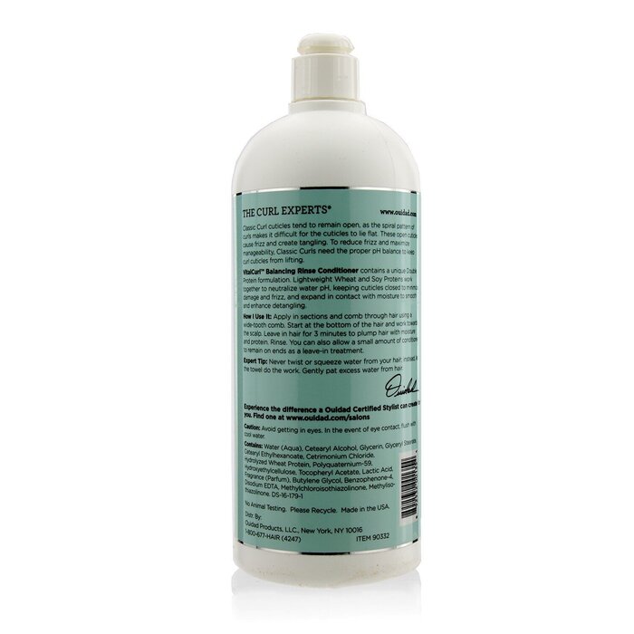 Ouidad VitalCurl Balancing Rinse Conditioner (Classic Curls) 1000ml/33.8ozProduct Thumbnail