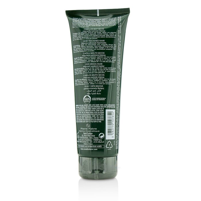 Rene Furterer Karite Nutri Nourishing Ritual Mascarilla Nutritiva Intensa - Cabello Muy Seco (Producto Salón) 250ml/8.7ozProduct Thumbnail