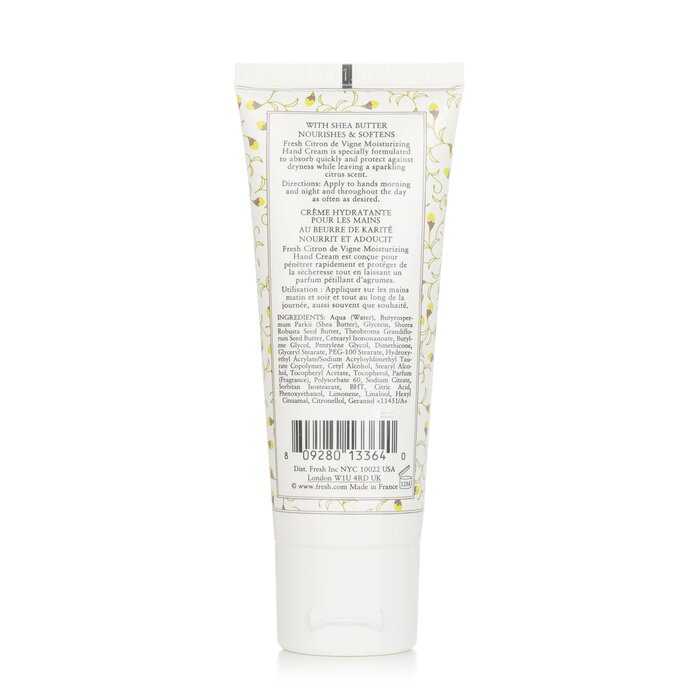 Fresh 馥蕾詩 保濕護手霜 Citron De Vigne Moisturizing Hand Cream 30ml/1ozProduct Thumbnail