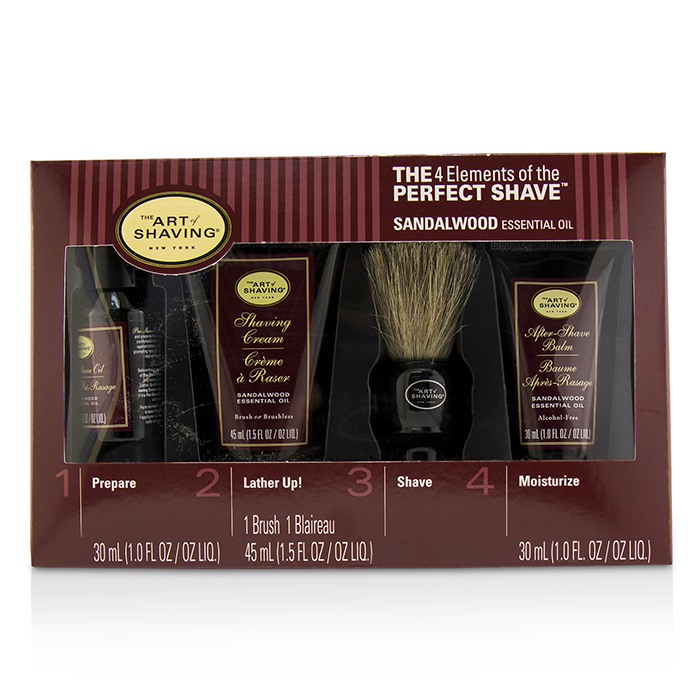 The Art Of Shaving The 4 Elements of the Perfect Shave Mid-Size Kit - Sandalwood 4pcsProduct Thumbnail