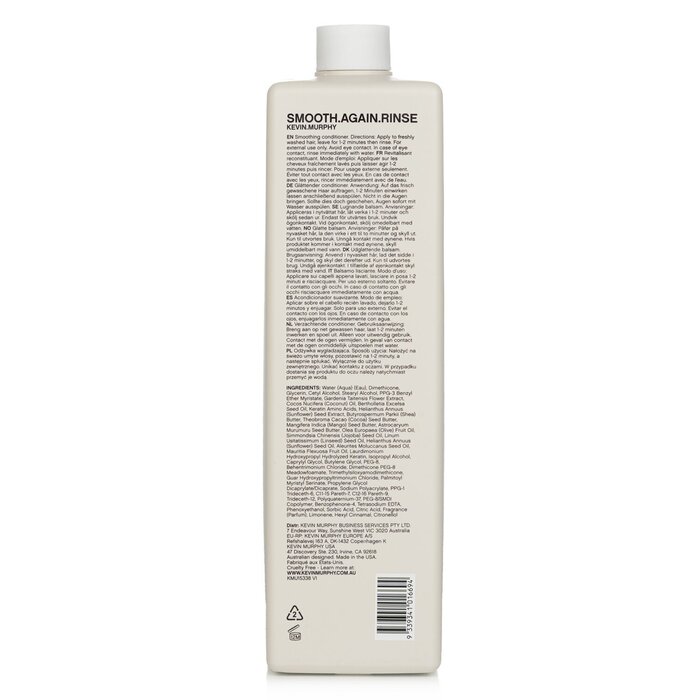 Kevin.Murphy Smooth.Again.Rinse (Smoothing Conditioner - For Thick, Coarse Hair) 1000ml/33.8ozProduct Thumbnail