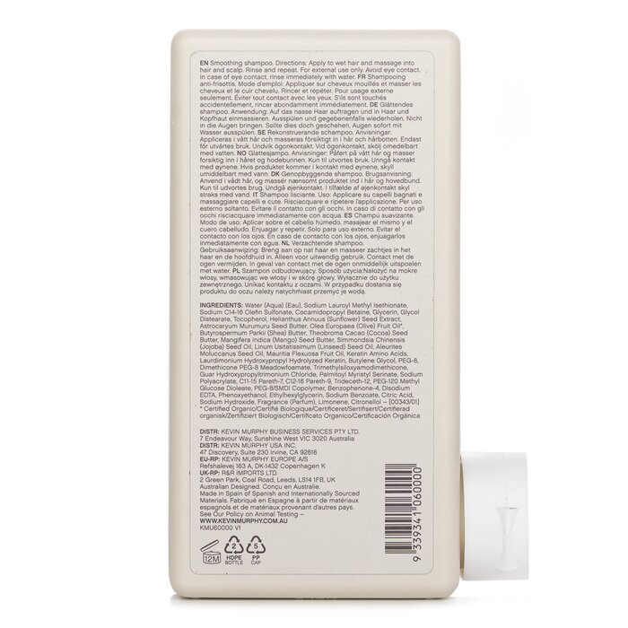 Kevin.Murphy 凱文墨菲  Smooth.Again.Wash（柔滑洗髮露 – 適合濃密粗髮） 250ml/8.4ozProduct Thumbnail