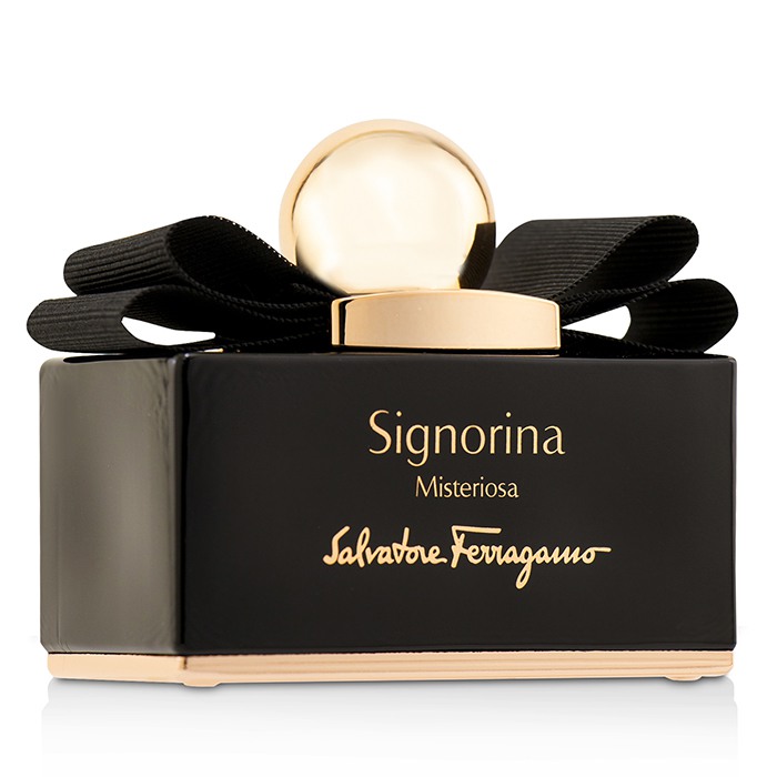 Песня синьорина. Феррагамо Signorina misteriosa EDP 50. Salvatore Ferragamo Ferragamo 50 мл. Сальваторе Феррагамо духи Сигнория. Сальваторе Феррагамо черный флакон.