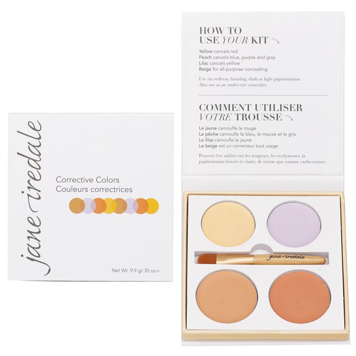 Jane Iredale Corrective Colors Kit (4x Concealer + 1x Applicator) 9.9g/0.35ozProduct Thumbnail