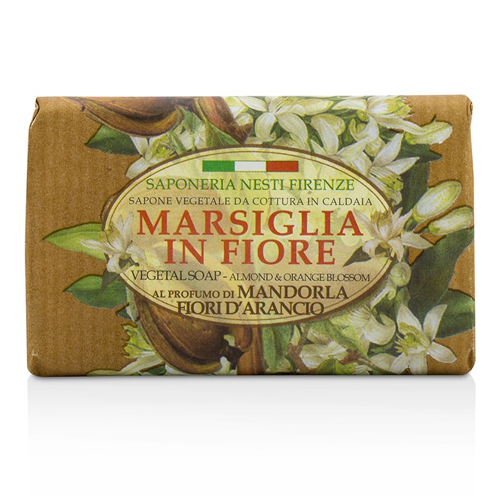 Nesti Dante Marsiglia In Fiore Vegetal Soap - Almond & Orange Bloosom 125g/4.3ozProduct Thumbnail