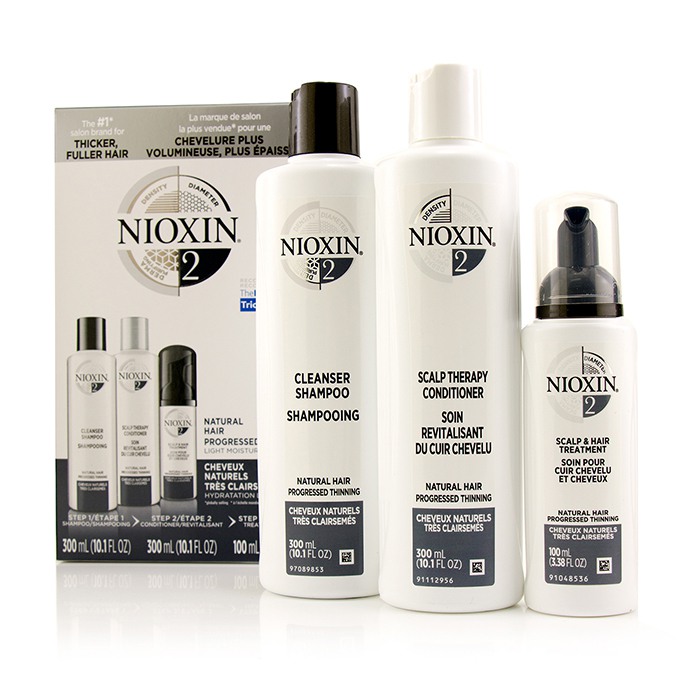 Nioxin 3D Care System Kit 2 - For Natural Hair, Progressed Thinning, Light Moisture 3pcsProduct Thumbnail