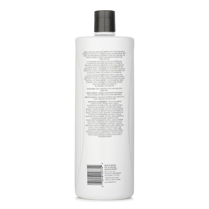Nioxin Derma Purifying System 6 Cleanser Shampoo (Chemically Treated Hair, Progressed Thinning, Color Safe) 1000ml/33.8ozProduct Thumbnail