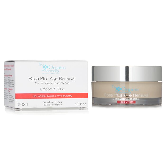 The Organic Pharmacy Rose Plus Age Renewal Face Cream 50ml/1.69ozProduct Thumbnail