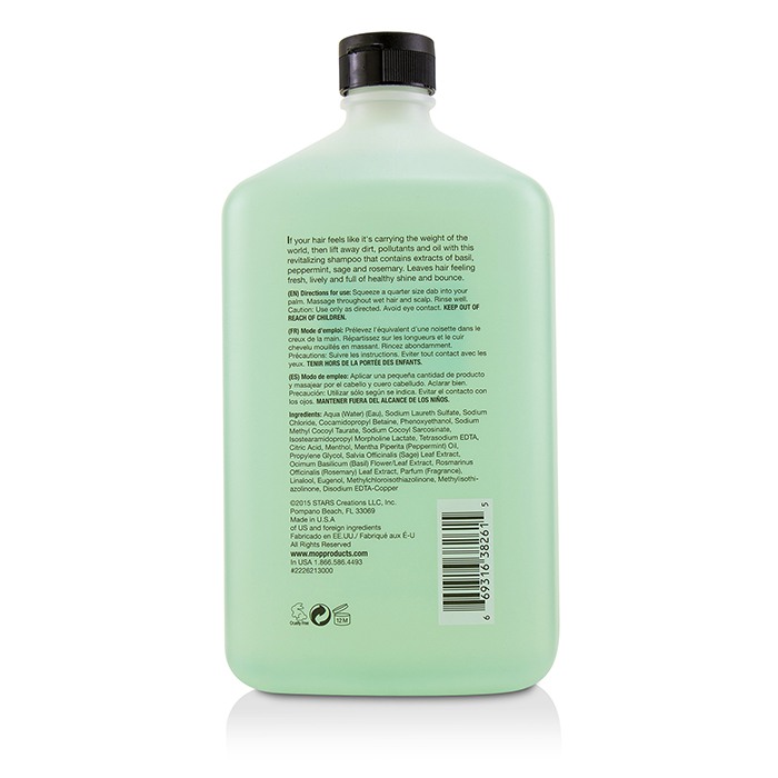 MOP شامبو مجدد بالنعناع والريحان MOP (للشعر العادي إلى الزيتي) 1000ml/33.8ozProduct Thumbnail