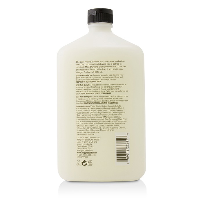 MOP MOP Mixed Greens Moisture Shampoo (For Normal to Dry Hair) 1000ml/33.8ozProduct Thumbnail