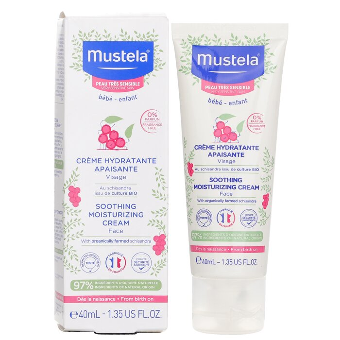 Mustela - Soothing Moisturizing Cream For Face - For Very Sensitive ...