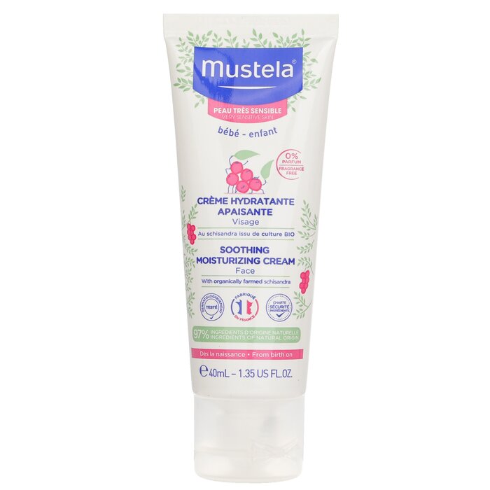 Mustela - Soothing Moisturizing Cream For Face - For Very Sensitive ...