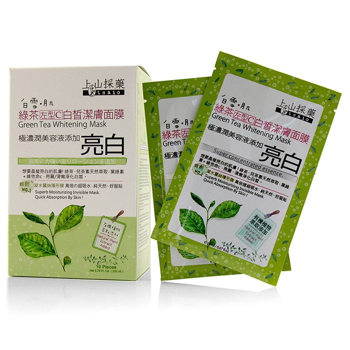 上山采药  Tsaio 绿茶亮白面膜 10x20mlProduct Thumbnail