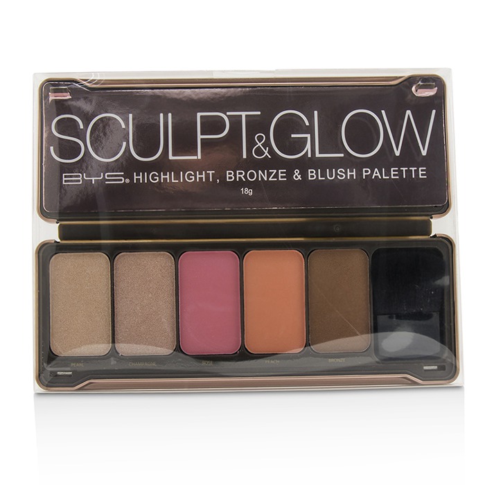 BYS لوحة Sculpt & Glow (هايلايت وبرونز وأحمر خدود) 18g/0.6ozProduct Thumbnail