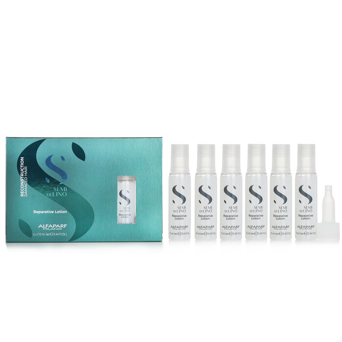 AlfaParf Semi Di Lino Reconstruction Reparative Lotion (Damaged Hair) 6x13ml/0.44ozProduct Thumbnail