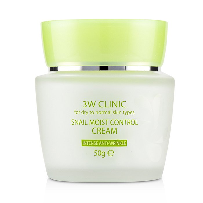 3W Clinic Snail Crema Control de Humedad (Anti-Arrugas Intensivo) - Para Tipos de Piel Seca a Normal 50g/1.7ozProduct Thumbnail