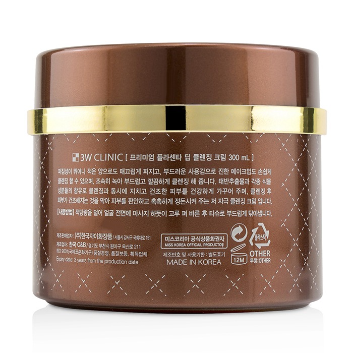 3W Clinic Premium Placenta Deep Cleansing Cream 300ml/10ozProduct Thumbnail