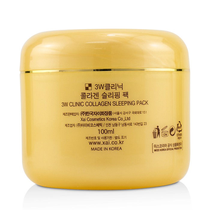 3W Clinic Collagen Sleeping Pack 100ml/3.3ozProduct Thumbnail