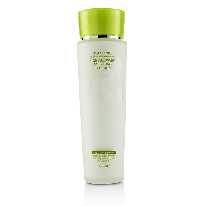 3W Clinic Aloe Full Water Activating Emulsion - For Dry to Normal Skin Types 150ml/5ozProduct Thumbnail
