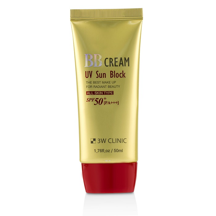 3W Clinic UV Sun Block BB Cream SPF50+ PA+++ 50ml/1.76ozProduct Thumbnail