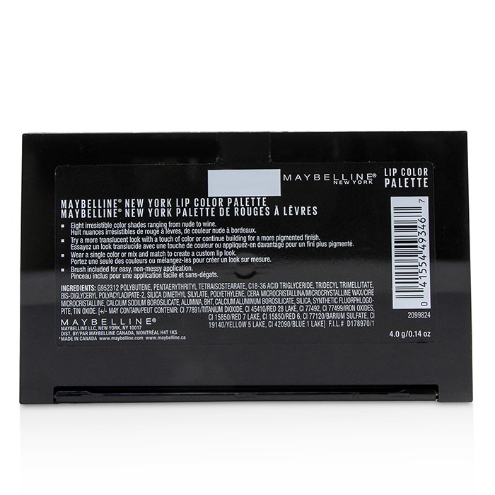 Maybelline Lip Color Palette 4g/0.14ozProduct Thumbnail