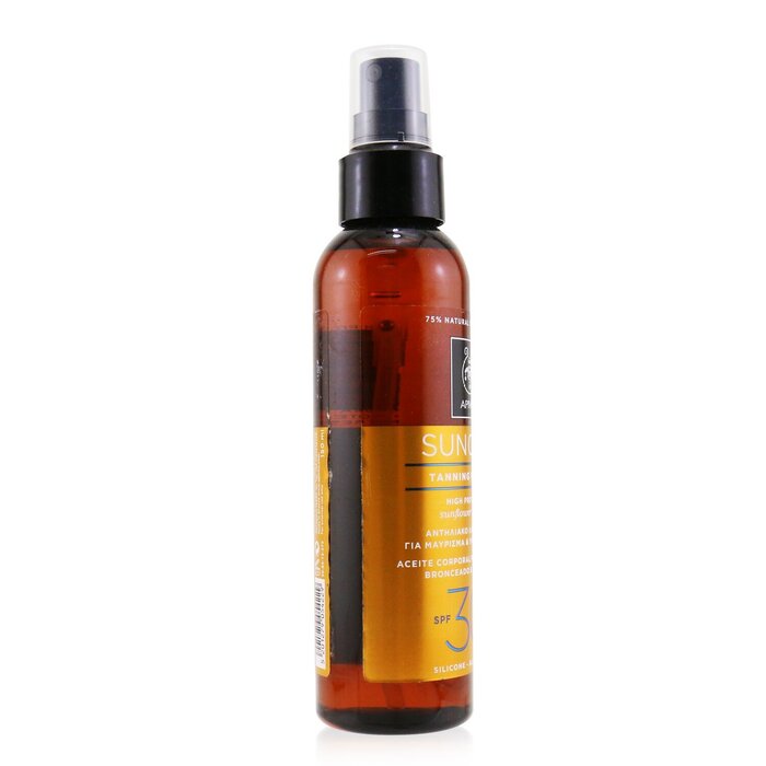 Apivita Suncare Tanning Body Oil SPF 30 With Sunflower & Carrot 150ml/5ozProduct Thumbnail