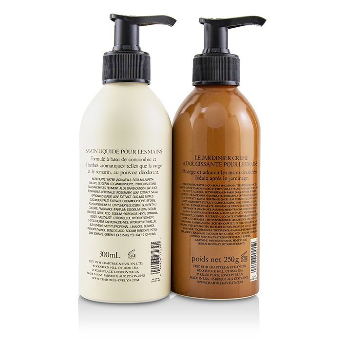 Crabtree & Evelyn Gardeners Hand Collection: Hand Therapy 250g + Hand Soap 300ml 2pcsProduct Thumbnail