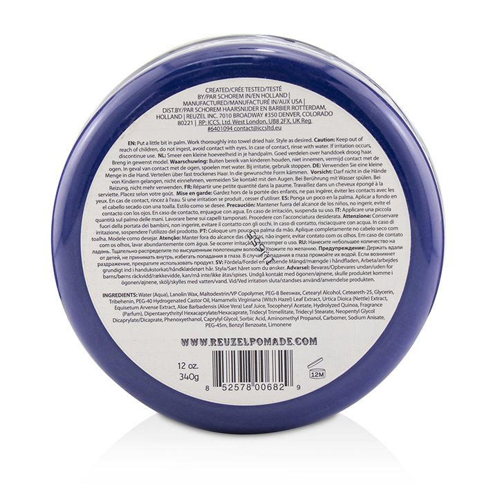 Reuzel Fiber Pomade (Firm, Pliable, Low Shine, Water Soluble) 340g/12ozProduct Thumbnail