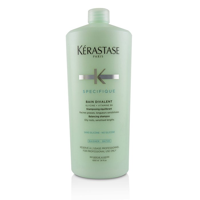 Kerastase Specifique Bain Divalent Balancing Shampoo (Oily Roots, Sensitised Lengths)  1000ml/34ozProduct Thumbnail