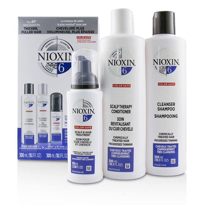 Nioxin 3D Care System Kit 6 - For Chemically Treated Hair, Progressed Thinning 3pcsProduct Thumbnail
