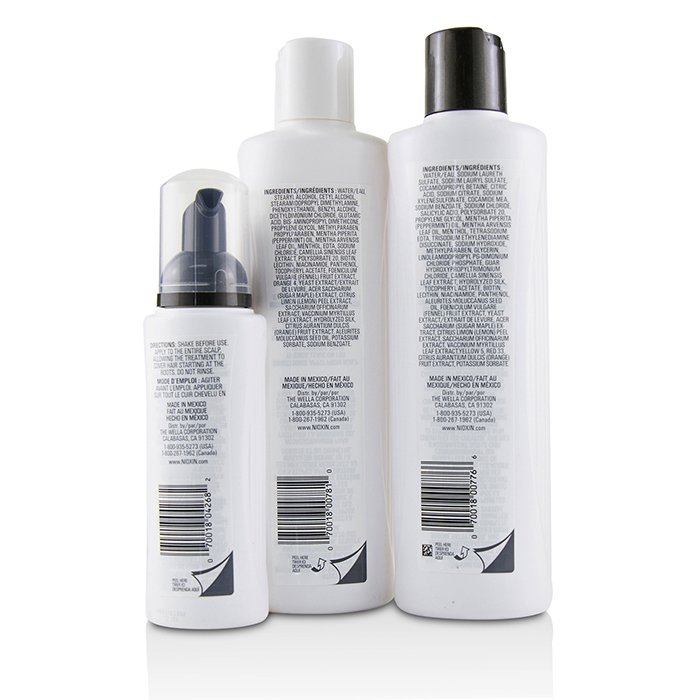 Nioxin 3D Care System Kit 6 - For Chemically Treated Hair, Progressed Thinning 3pcsProduct Thumbnail