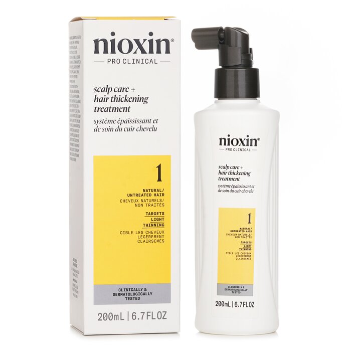 Nioxin Diameter System 1 Scalp & Hair Treatment (Natural Hair, Light Thinning) (Random Packaging) 200ml/6.76ozProduct Thumbnail