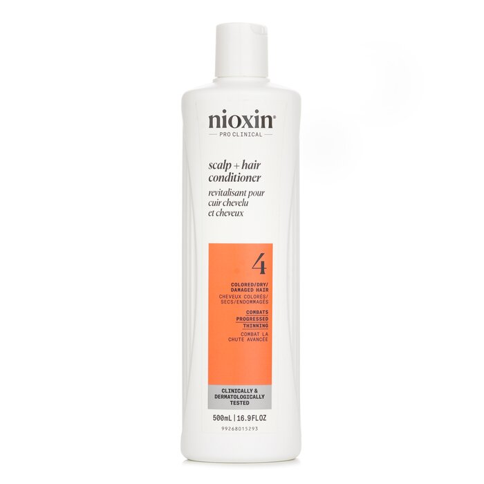 Nioxin Density System 4 Scalp + Hair Conditioner (Colored Hair, Progressed Thinning, Color Safe) 500ml/16.9ozProduct Thumbnail