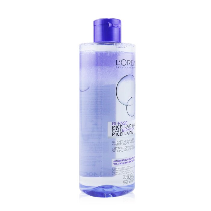 L'Oreal Bi-Phase Micellar Water (Bi-Fase Micellair Water) - For All Skin Types, even Sensitive Skin 400ml/13.3ozProduct Thumbnail