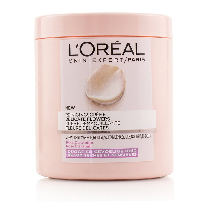 L'Oreal Skin Expert Delicate Flowers Cleansing Cream - For Dry Skin 200ml/6.7ozProduct Thumbnail