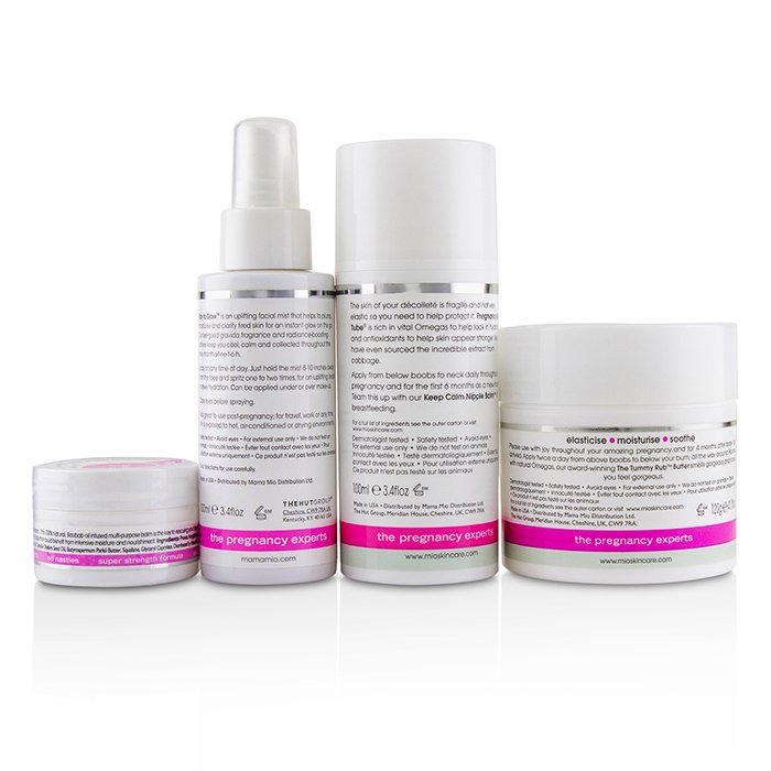 Mama Mio Bloomin' Lovely Set: The Tummy Rub Butter + Way To Glow Facial Mist + Pregnancy Boob Tube + Superstar In A Jar Rescue Balm 4pcsProduct Thumbnail