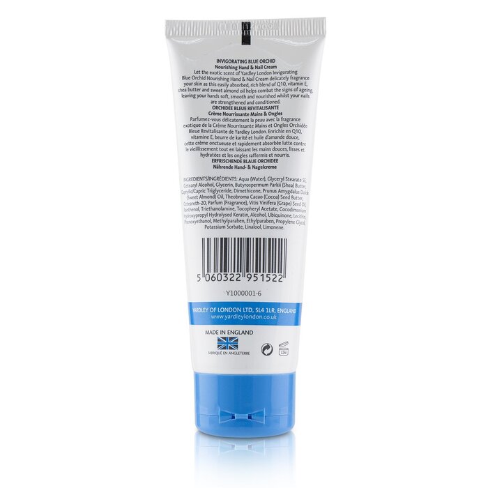 Yardley London Blue Orchid Nourishing Hand & Nail Cream 75ml/2.5ozProduct Thumbnail