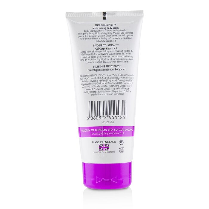 Yardley London Energising Peony Moisturising Body Wash 200ml/6.8ozProduct Thumbnail