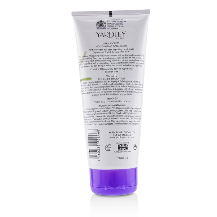 Yardley London April Violets Moisturising Body Wash 200ml/6.8ozProduct Thumbnail